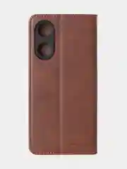 Коричневый чехол-книжка GQ для Huawei Honor X5 Plus из высококачественной искусственной кожи