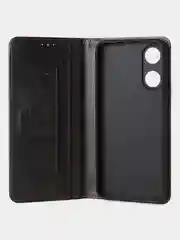 Черный чехол-книжка GQ для Huawei Honor X5 Plus из высококачественной искусственной кожи