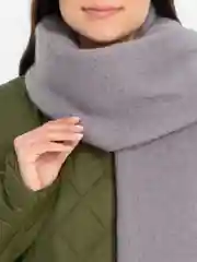 Белый шарф женский зимний