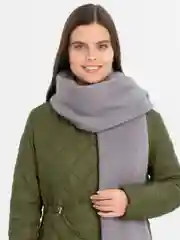 Белый шарф женский зимний