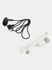 Белый беспроводная Bluetooth-гарнитура