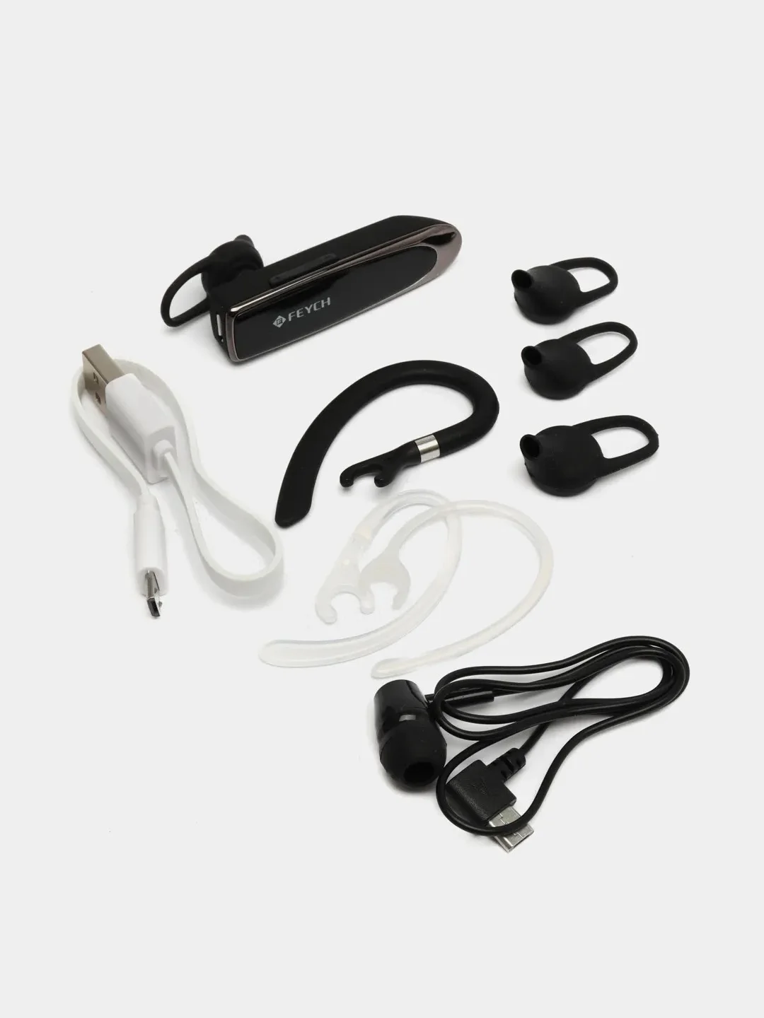 Белый беспроводная Bluetooth-гарнитура