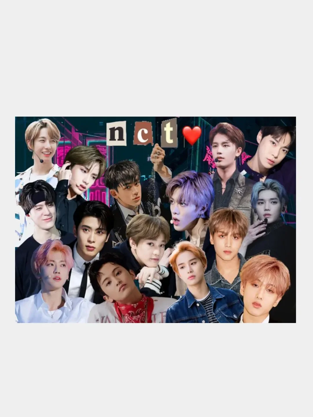 Аметистовый гибкий магнит на холодильник, k-pop StrayKids, BTS