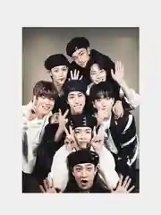Бежевый гибкий магнит на холодильник, k-pop StrayKids, BTS