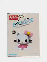 Розовый детский 3D конструктор, игрушка развивающая