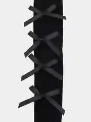 Белый колготки белые с бантом