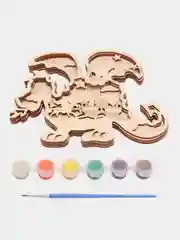 3D Раскраска "Дракон", с красками