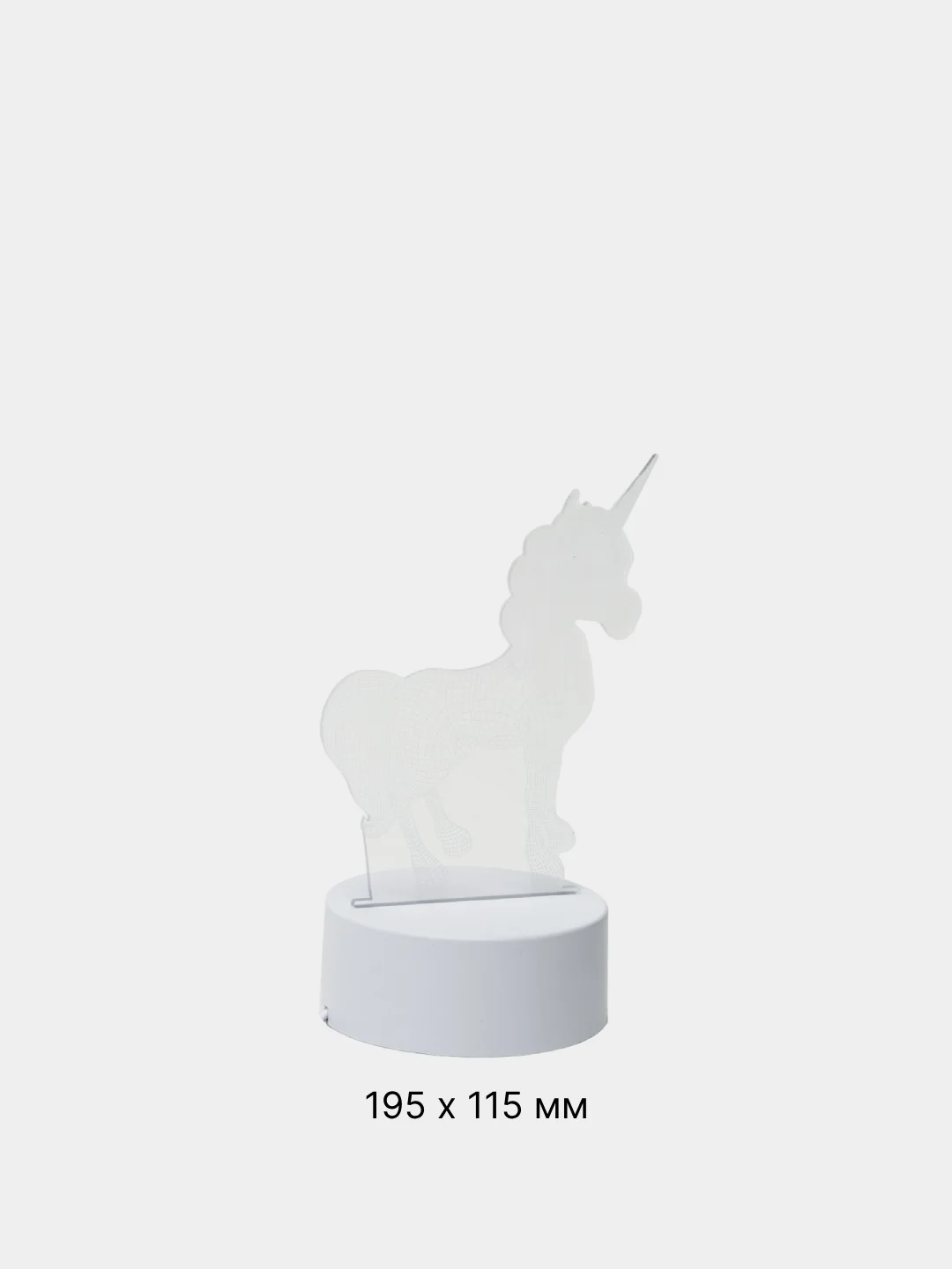 Коричневый светильник-ночник 3D LED, USB, 14 видов