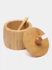 Банка для специй с ложкой бамбук  КТ-БС-01