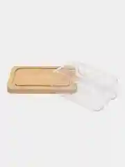 Блюдо с крышкой "Бамбук" КТ-БК-01, 20 х 15 х 1,5 см