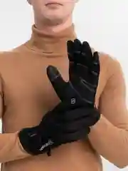 Черный перчатки зимние, черные, сенсорные, спортивные