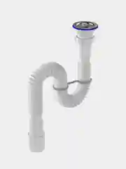 Aquant Гофросифон 1 1/4"х40/50 с мет.реш