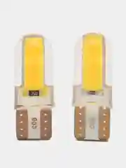 Белый автомобильная светодиодная габаритная LED лампа, T10 W5W для ДХО и фар и подцветки салона