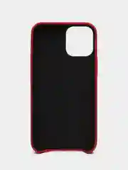 Чехол для iPhone 12 mini, с отсеком под карты, красный