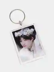 Индиго брелки K-pop акриловые, прямоугольные, двусторонние