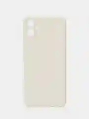Белый чехол для Samsung Galaxy A05 (Самсунг Гэлекси А05) силиконовый матовый