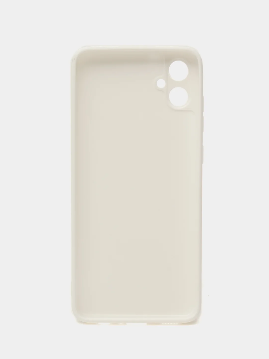 Белый чехол для Samsung Galaxy A05 (Самсунг Гэлекси А05) силиконовый матовый
