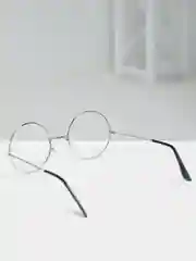 Серебряный круглые солнцезащитные очки