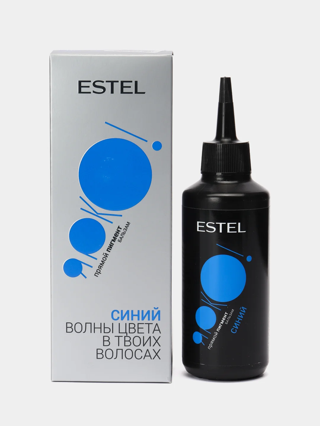 Синий бальзамы оттеночные Estel "Ярко", с прямыми пигментами, 150 мл