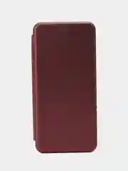 Бордовый чехол-книжка для Xiaomi Redmi Note 12 4G, Redmi Note 13 4G( Сяоми Редми Ноте 12 4G)