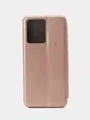 Розовый чехол-книжка для Xiaomi Redmi Note 12 4G, Redmi Note 13 4G( Сяоми Редми Ноте 12 4G)