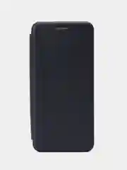 Темно-синий чехол-книжка для Xiaomi Redmi Note 12 4G, Redmi Note 13 4G( Сяоми Редми Ноте 12 4G)