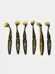 Золотой приманка мягкая Sawamura OneUp Shad 4 дюйма
