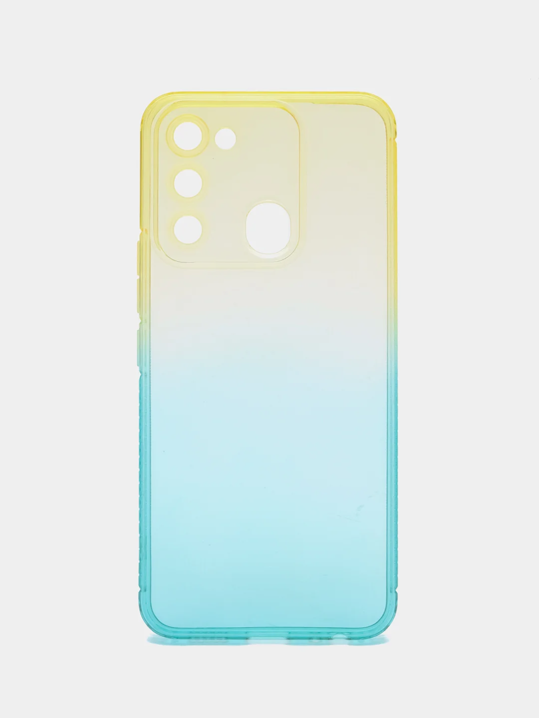 Желтый чехол Tecno Spark Go 2022, Spark 8C, силиконовый (Техно Спарк Го 2022, Спарк 8С)