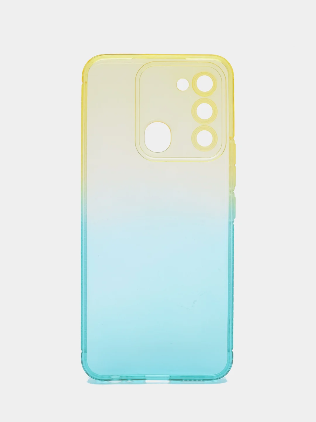 Желтый чехол Tecno Spark Go 2022, Spark 8C, силиконовый (Техно Спарк Го 2022, Спарк 8С)