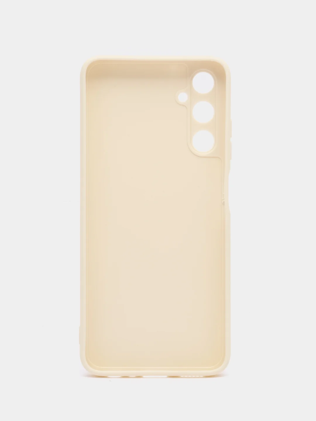 Молочный чехол для Samsung Galaxy A05S (Самсунг Гэлекси А05С), силиконовый, матовый