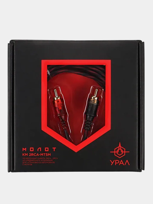 Профессиональный межблочный кабель УРАЛ КМ 2RCA МТ5М