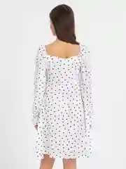 Белый платье с сердечками, вечернее, женское, повседневное, новогоднее. Платье на новый год