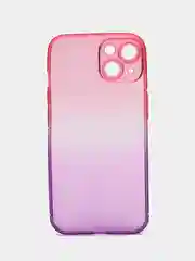 Аметистовый чехол для iPhone (Айфон) 7, 8, SE, XR, XS, 11, 12, 13, 14, 15, mini, Pro, Plus, Max прозрачный с градиентом