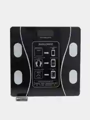 Черный электронные напольные весы с функцией Bluetooth, диагностические