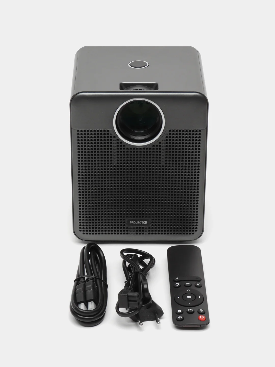 Серый портативный проектор TY-T03 Full HD1080P на системе Android 9, WiFi, 150 ANSI-люменов
