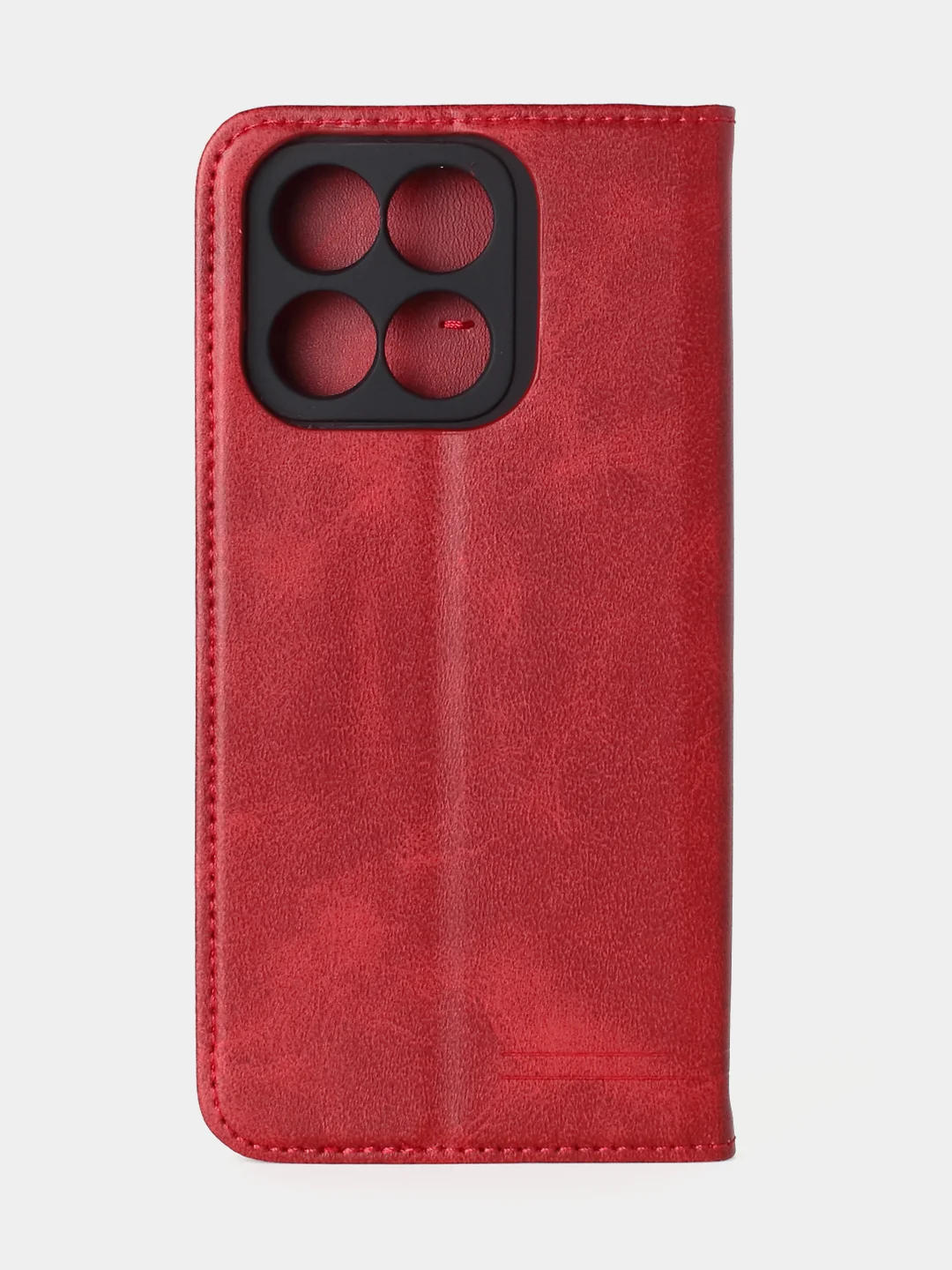 Красный чехол-книжка GQ для Huawei Honor X6A, искусственная кожа