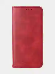 Красный чехол-книжка GQ для Huawei Honor X6A, искусственная кожа