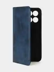 Синий чехол-книжка GQ для Huawei Honor X6A, искусственная кожа