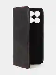 Черный чехол-книжка GQ для Huawei Honor X6A, искусственная кожа
