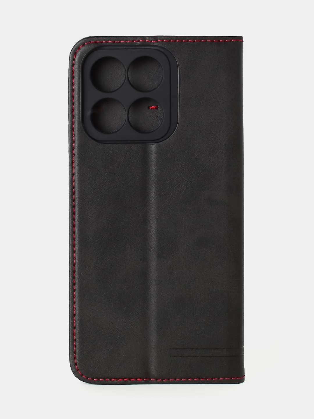 Черный чехол-книжка GQ для Huawei Honor X6A, искусственная кожа