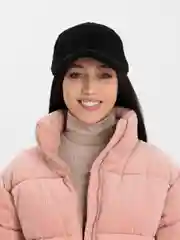 Черный зимняя меховая кепка, бейсболка, унисекс