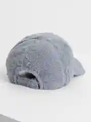 Серый зимняя меховая кепка, бейсболка, унисекс
