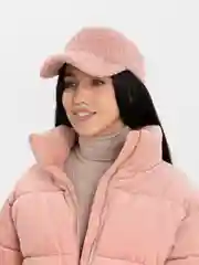 Зеленый зимняя меховая кепка, бейсболка, унисекс