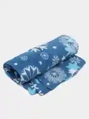 Алый плед с НОВОГОДНИМ РИСУНКОМ ,Состав - бамбуковое волокно,Размер пледа - 180/200