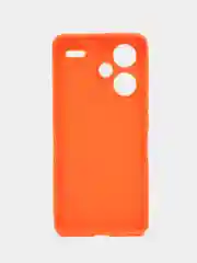 Оранжевый чехол для Redmi Note 13 Pro Plus 5G (Рэдми Нот 13 Про плюс 5Ж), силиконовый