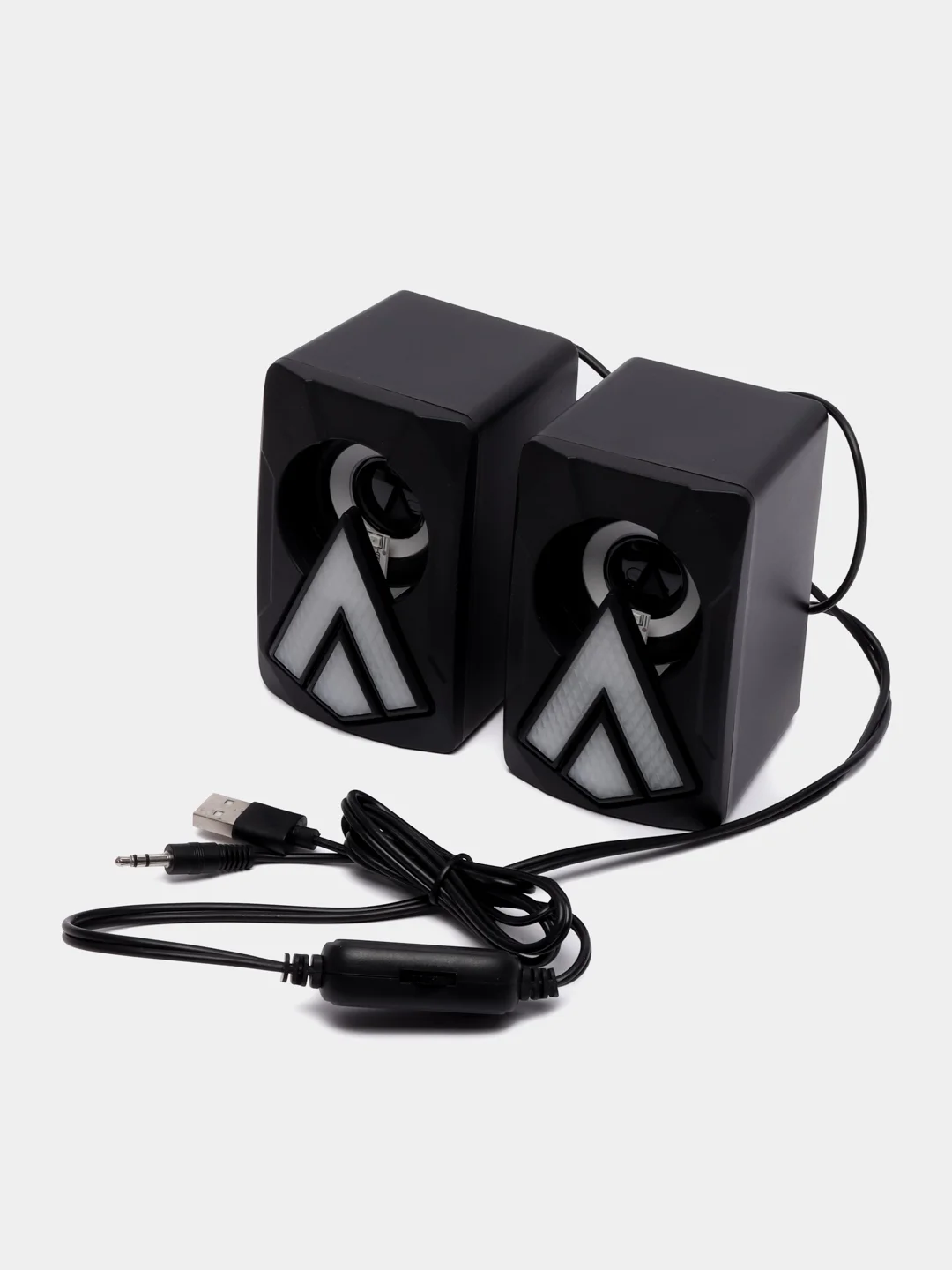 Колонки для компьютера и ноутбука Multimedia speaker K2039, с подсветкой
