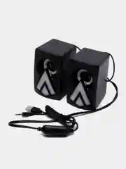 Колонки для компьютера и ноутбука Multimedia speaker K2039, с подсветкой