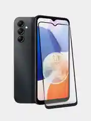 Черный защитное стекло на Samsung Galaxy A14, A24, A54