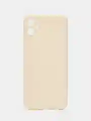Молочный чехол для Samsung Galaxy A05 (Самсунг Гэлекси А05) силиконовый матовый