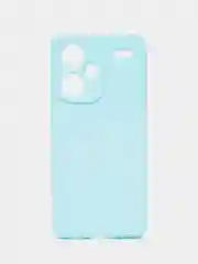 Голубой чехол для Redmi Note 13 Pro Plus 5G (Рэдми Нот 13 Про плюс 5Ж), силиконовый